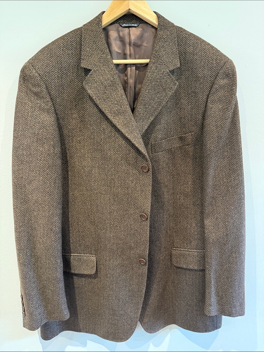 Alexander McQueen Brown Sport Jacket, Wool, Alpaca and Silk Blend NWT